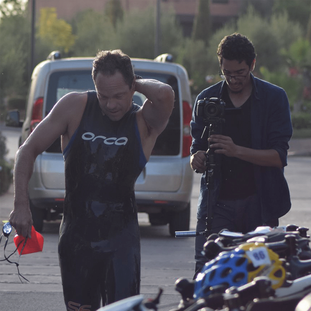 Triathlon YAWK video production shoot Marrakech Morocco