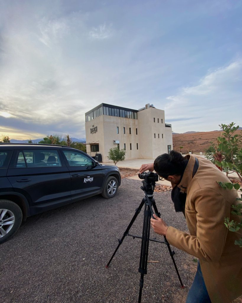 Frame from YAWK's 1h40 documentary for The Ranch Marrakech, documentary film production and videographer in Morocco